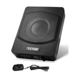 VEVOR Auto-subwoofer onder de stoel 800 W Slank actief subwoofersysteem 203 mm