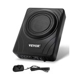 VEVOR Auto-subwoofer onder de stoel 440 W Slank actief subwoofersysteem 254 mm