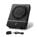 VEVOR Auto-subwoofer onder de stoel 400 W Slank actief subwoofersysteem 254 mm