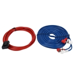 Audio Kabelset voor Auto Versterker - Kabel voor 1500 Watt Subwoofer - Set van 4 Kabels - 5 Meter (CPK20D)