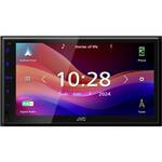 Kenwood Autoradio met scherm dubbel DIN Android Auto, Apple CarPlay, Aansluiting voor achteruitrijcamera, DAB+ tuner, Bluetooth handsfree