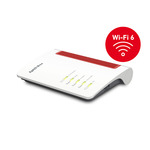 AVM FRITZ!BOX 7530 AX WIFI 6 Router Rood