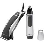 Clatronic HSM3441NE Tondeuse, Baardtrimmer Zilver (mat), Zwart