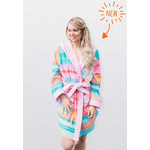 Sauna badjas in diverse kleuren-wit-xxxl
