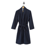 Vossen badjas vegan life - blauw-s