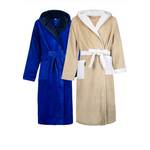 Badjassen met capuchon-kobalt blauw-m/l