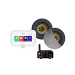 Music Center Set Aquasound N-Joy Met Speakerset Van Rumba Mat Chroom Aquasound