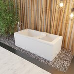 Aquanova Mink Badplank 80x22cm Black MINBRM-09