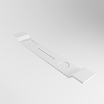 Badplank Sapho Reduta 77x20 cm Zwart