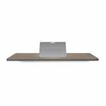 Badplank Gliss Shelf Gewerveld 80 cm Massief Eikenhout Wit Olie