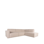 LABEL51 Hoekbank Kay - Taupe - Micro Suede - Links
