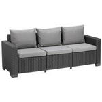 3-zits houten tuinbank grey-wash 152 cm