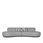 LABEL51 Bank Mori - Antraciet - Boucle - 4-Zits