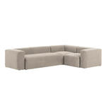 Tuinbank 4-zits met kussens poly rattan bruin
