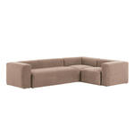 Tuinbank 4-zits met kussens poly rattan beige
