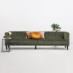 Sohome 5-zits Bank 'Alison' Velvet, kleur petrol