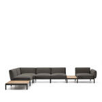 Kave Home Loungeset Sorells Met 5-zits hoekbank en tafels - Beige