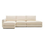 Kave Home 5-zits Loungebank 'Alea' Links, kleur Beige