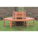 Houten 6-zits boombank