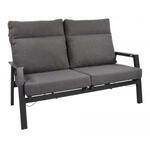 Arezzo 2-in-1 loungebank/ligbed aluminium