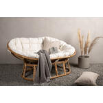 Nohr Outdoor Loveseat Larhonda Rotan - Off White