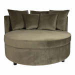Loveseat Fayen Velvet Green - 5 Kussens