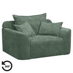 Leen Bakker - Loveseat Elsa - Eden - Salie - Stof - Groen - 99x128x84 Cm