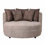 Loveseat Fayen Taupe - 5 Kussens