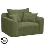 Leen Bakker - Loveseat Elsa - Anthology - Stof - Groen - 99x128x84 Cm
