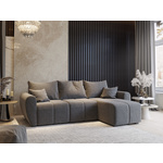 Slaapbank Lugano - groen/grijs - 89x191x85 cm - Leen Bakker