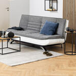 HOMCOM Slaapbank, stijlvol 2-zitsbank met slaapfunctie, luxe fluweel, eenvoudig te bedienen, 180 x 86 x 76 cm, blauw, natuur | Aosom.nl