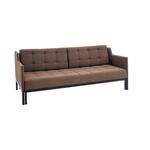 HOMCOM multifunctionele slaapbank, 2-zits, verstelbare rugleuning, slaapfunctie, ruimtebesparend, comfortabel, 180 x 85 x 76 cm, grijs | Aosom.nl