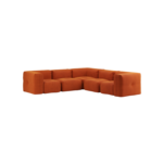 Soft Sofa Indoor - 5 Seater Corner Sofa - Oransje - SACKit