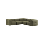 Soft Sofa Indoor - 5 Seater Corner Sofa - Olive - SACKit
