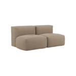 Soft Sofa Indoor - 2 Seater - Brun - SACKit