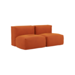 Soft Sofa Indoor - 2 Seater - Oransje - SACKit