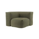 Soft Sofa Indoor - Corner - Olive - SACKit