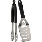 BBQ/barbecue gereedschap set 3-delig RVS - Barbecuegereedschapset