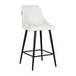 Richmond Barstoel Brooke Chenille - Roze (zithoogte 78cm)
