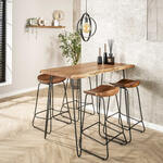 Bartafel Michel Boomstam, 130 x 70cm - Massief acacia naturel