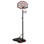 VidaXL Basketbalstandaard 216-250 cm polyetheen wit