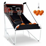 vidaXL Basketbalstandaard 216-250 cm polyethyleen zwart