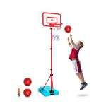 vidaXL Basketbalstandaard 280-350 cm polycarbonaat transparant