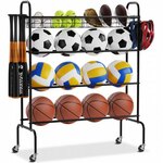 vidaXL Basketbalstandaard 216-250 cm polyethyleen zwart