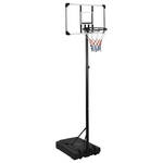 vidaXL Basketbalstandaard 256-361 cm polycarbonaat transparant
