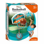 Basketbalstandaard 258-363 cm polyetheen wit