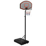 Basketbalring met Standaard Basketbalstandaard van 180 tot 210 cm met Wielen voor Kinderen en Volwassenen