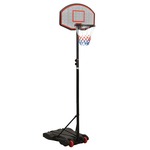 Vidaxl Basketbalstandaard 216-250 Cm Polyethyleen Zwart