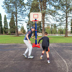 Basketbalbord 90x60x2,5 cm polycarbonaat transparant