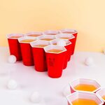 Hexagon beer pong spel (set van 37)